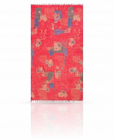 Палантин Женский ZW-VILLAGE/DRY.RED